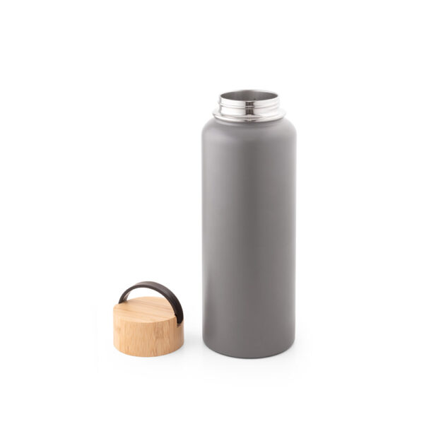 Squeeze térmico em aço inox ( 90% reciclado) com revestimento em pó 1200 mL - Brinde Corporativo Personalizado | Enova