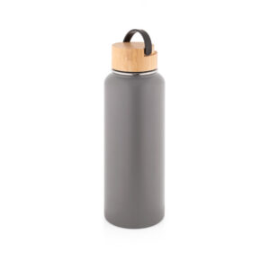 Squeeze térmico em aço inox ( 90% reciclado) com revestimento em pó 1200 mL - Brinde Corporativo Personalizado | Enova