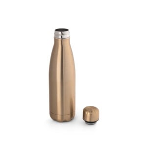 Garrafa em aço inox com acabamento mate metálico 510 mL - Brinde Corporativo Personalizado | Enova