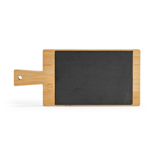 Quadro com ardósia em bambu e 2 gizes inclusos - Brinde Corporativo Personalizado | Enova