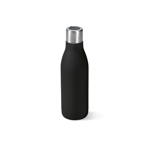 Garrafa em aço inox (90% reciclado) de parede dupla térmica com sistema de auto-sanitização UV 500 mL - Brinde Corporativo Personalizado | Enova
