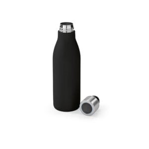 Garrafa em aço inox (90% reciclado) de parede dupla térmica com sistema de auto-sanitização UV 500 mL - Brinde Corporativo Personalizado | Enova