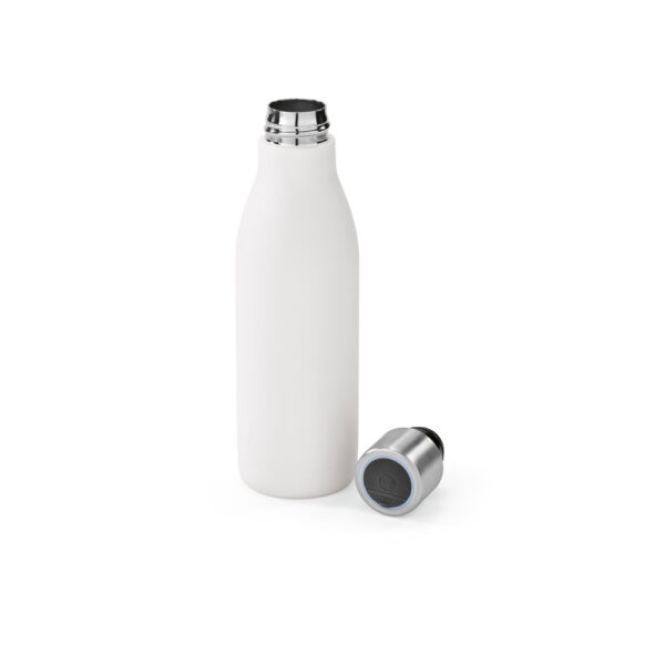 Garrafa em aço inox (90% reciclado) de parede dupla térmica com sistema de auto-sanitização UV 500 mL - Brinde Corporativo Personalizado | Enova