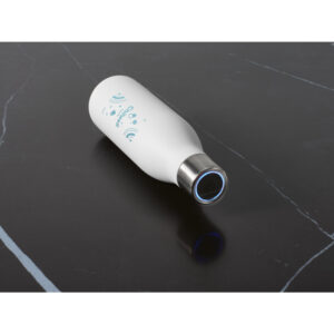 Garrafa em aço inox (90% reciclado) de parede dupla térmica com sistema de auto-sanitização UV 500 mL - Brinde Corporativo Personalizado | Enova