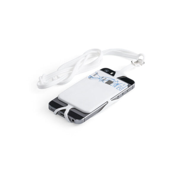 Porta cartões para celular em silicone - Brinde Corporativo Personalizado | Enova