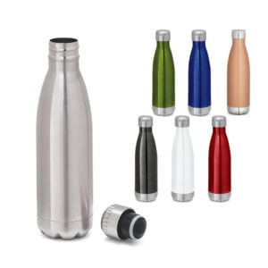 Squeeze térmico em aço inox 510 mL - Enova Brindes Personalizados