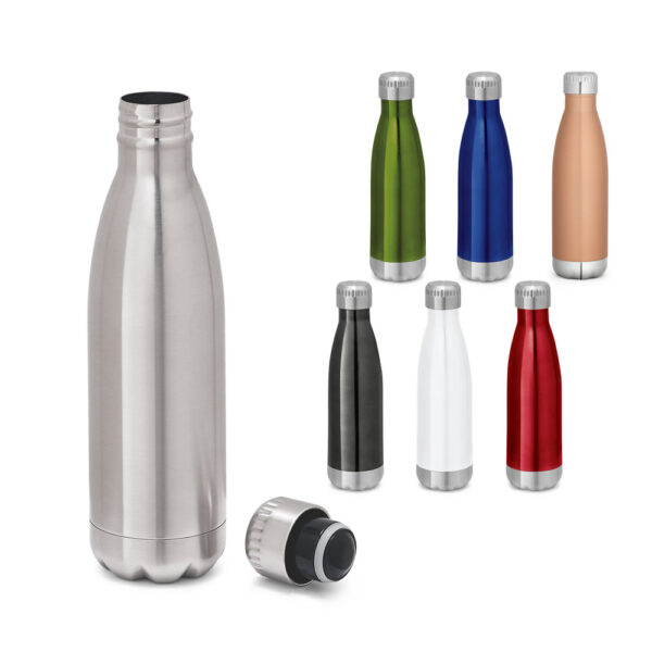 Squeeze térmico em aço inox 510 mL - Enova Brindes Personalizados