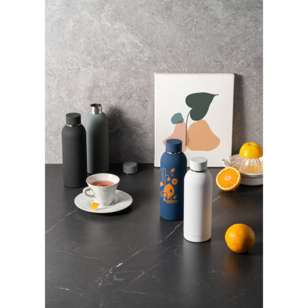 Squeeze térmico em aço inox 550 mL - Brinde Corporativo Personalizado | Enova