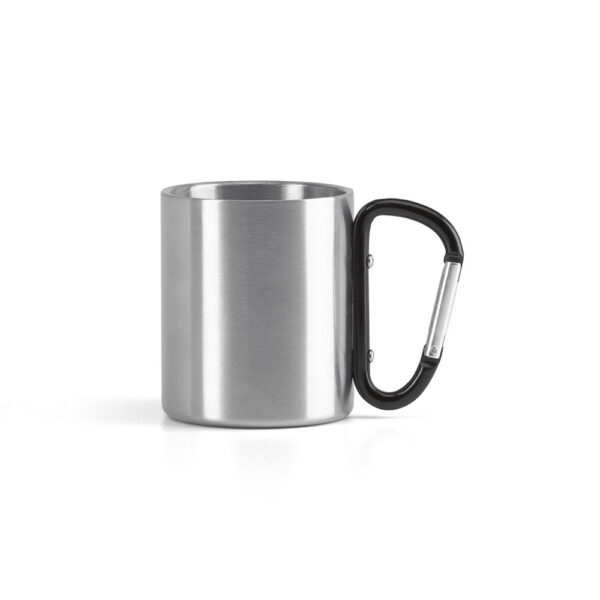 Caneca em aço inox 230 mL - Brinde Corporativo Personalizado | Enova