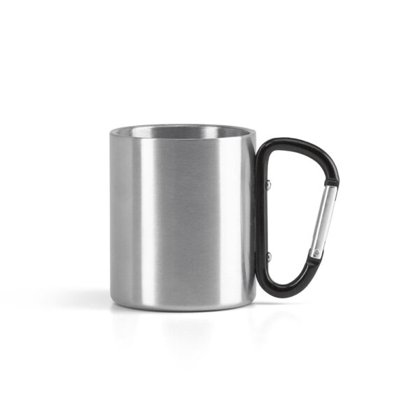 Caneca em aço inox 230 mL - Enova Brindes Personalizados