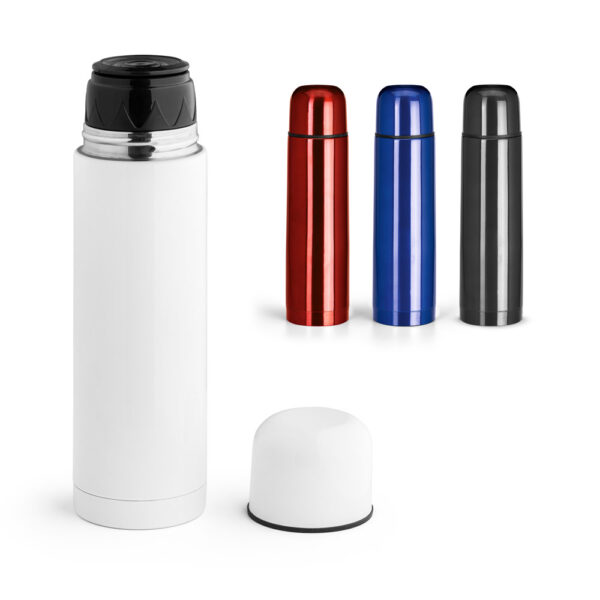 Squeeze térmico em aço inox 500 mL - Enova Brindes Personalizados