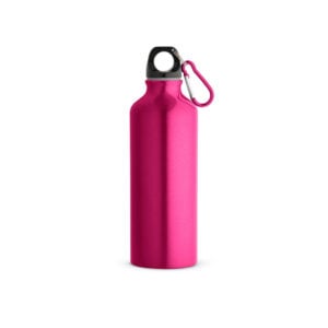Squeeze em alumínio com mosquetão 530 mL - Brinde Corporativo Personalizado | Enova