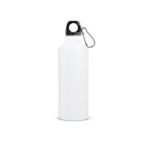 Squeeze em alumínio com mosquetão 530 mL - Brinde Corporativo Personalizado | Enova