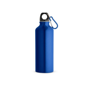 Squeeze em alumínio com mosquetão 530 mL - Brinde Corporativo Personalizado | Enova