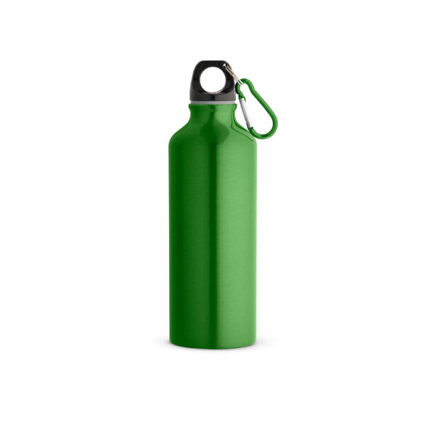 Squeeze em alumínio com mosquetão 530 mL - Brinde Corporativo Personalizado | Enova