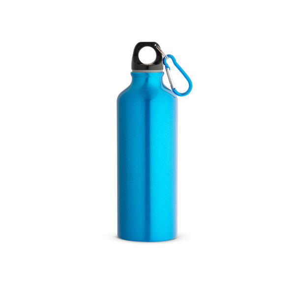 Squeeze em alumínio com mosquetão 530 mL - Brinde Corporativo Personalizado | Enova