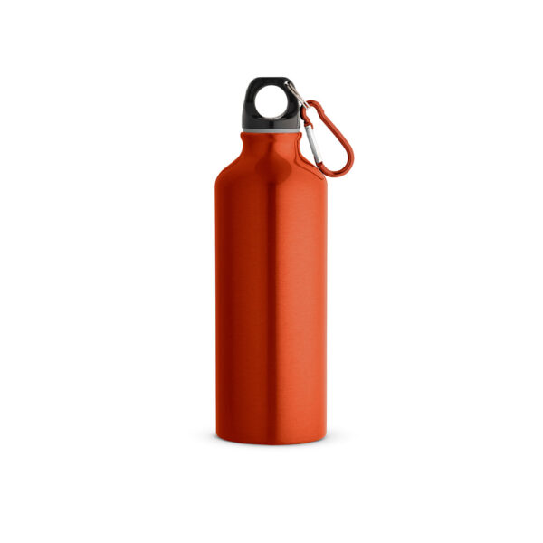 Squeeze em alumínio com mosquetão 530 mL - Brinde Corporativo Personalizado | Enova