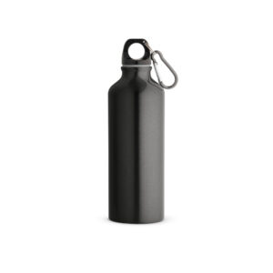 Squeeze em alumínio com mosquetão 530 mL - Brinde Corporativo Personalizado | Enova