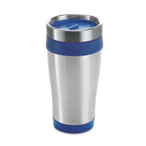 Copo térmico em aço inoxidável e PP 420 mL - Brinde Corporativo Personalizado | Enova
