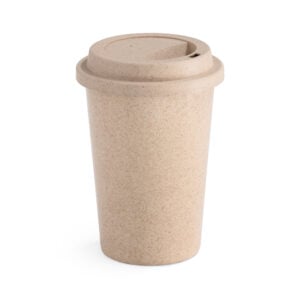 Copo para viagem em fibra de bambu (60%) e PP (40%) 450 mL - Enova Brindes Personalizados