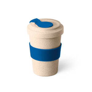 Copo para viagem em fibra de bambu (60%) e PP (40%) 500 mL - Brinde Corporativo Personalizado | Enova