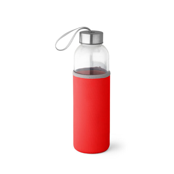 Squeeze em vidro e tampa em alumínio 520 mL - Brinde Corporativo Personalizado | Enova
