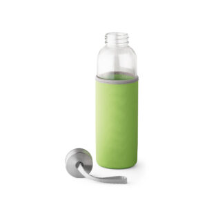 Squeeze em vidro e tampa em alumínio 520 mL - Brinde Corporativo Personalizado | Enova