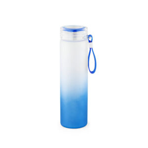 Squeeze em vidro borossilicato com tampa em AS 470mL - Brinde Corporativo Personalizado | Enova