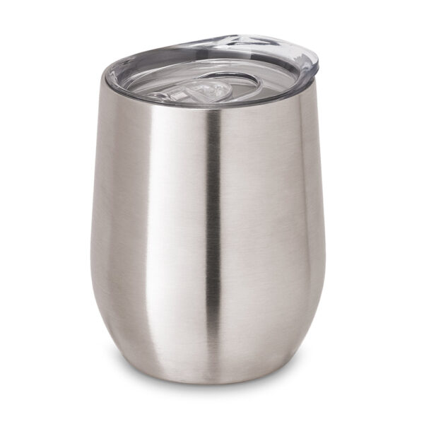 Copo térmico de viagem em aço inox 400 mL - Brinde Corporativo Personalizado | Enova