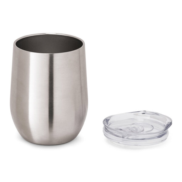 Copo térmico de viagem em aço inox 400 mL - Brinde Corporativo Personalizado | Enova