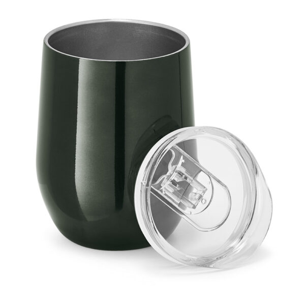 Copo térmico de viagem em aço inox 400 mL - Brinde Corporativo Personalizado | Enova