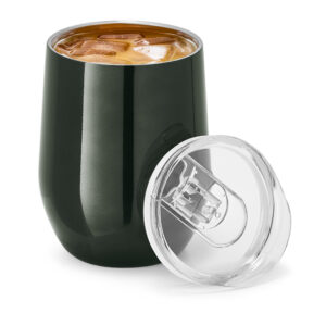 Copo térmico de viagem em aço inox 400 mL - Brinde Corporativo Personalizado | Enova