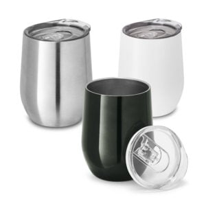 Copo térmico de viagem em aço inox 400 mL - Enova Brindes Personalizados