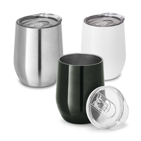 Copo térmico de viagem em aço inox 400 mL - Enova Brindes Personalizados