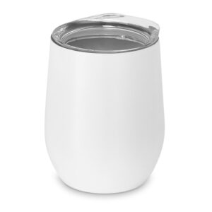 Copo térmico de viagem em aço inox 400 mL - Brinde Corporativo Personalizado | Enova