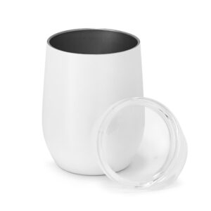 Copo térmico de viagem em aço inox 400 mL - Brinde Corporativo Personalizado | Enova