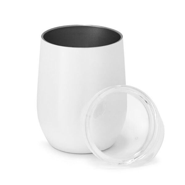 Copo térmico de viagem em aço inox 400 mL - Brinde Corporativo Personalizado | Enova