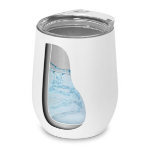 Copo térmico de viagem em aço inox 400 mL - Brinde Corporativo Personalizado | Enova