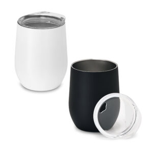 Copo térmico de viagem em aço inox 400 mL - Enova Brindes Personalizados
