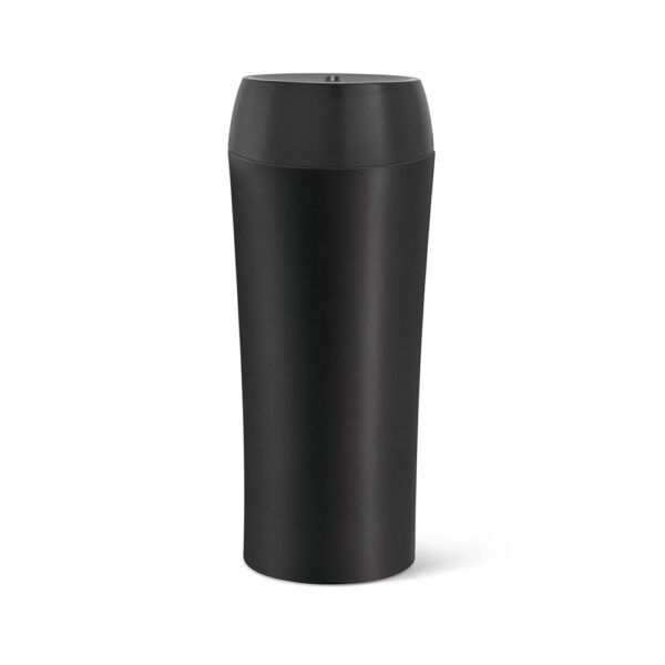 Copo térmico para viagem em aço inox e PP 470 mL - Brinde Corporativo Personalizado | Enova
