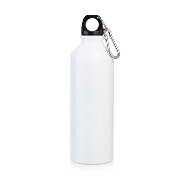 Squeeze em alumínio com mosquetão 800 mL - Brinde Corporativo Personalizado | Enova