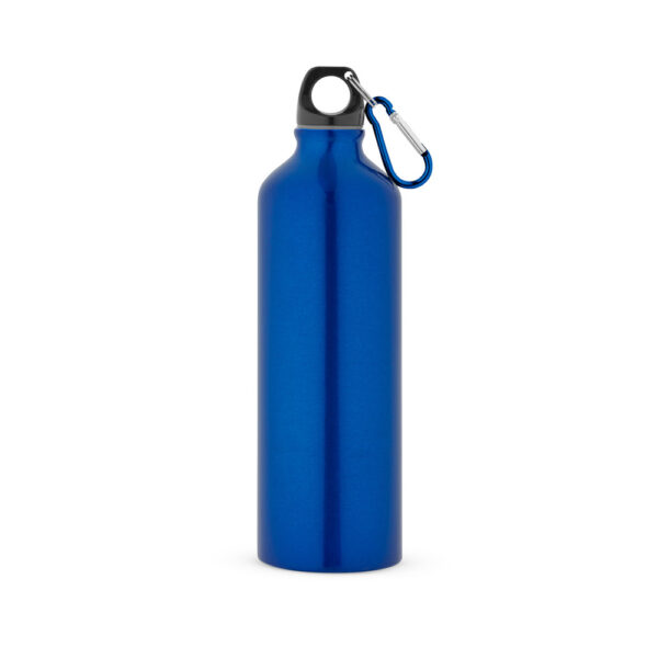 Squeeze em alumínio com mosquetão 800 mL - Brinde Corporativo Personalizado | Enova