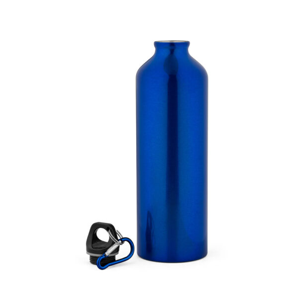Squeeze em alumínio com mosquetão 800 mL - Brinde Corporativo Personalizado | Enova