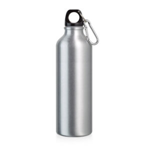 Squeeze em alumínio com mosquetão 800 mL - Brinde Corporativo Personalizado | Enova