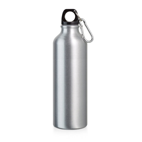 Squeeze em alumínio com mosquetão 800 mL - Brinde Corporativo Personalizado | Enova