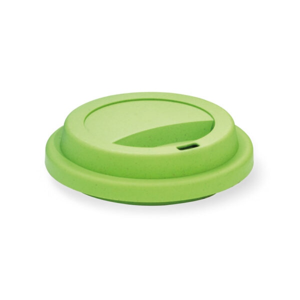 Copo para viagem em fibra de bambu (60%) e PP (40%) 450 mL - Brinde Corporativo Personalizado | Enova
