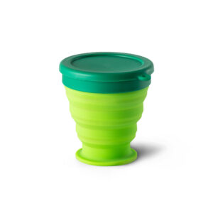 Copo de viagem em silicone 240 mL - Brinde Corporativo Personalizado | Enova