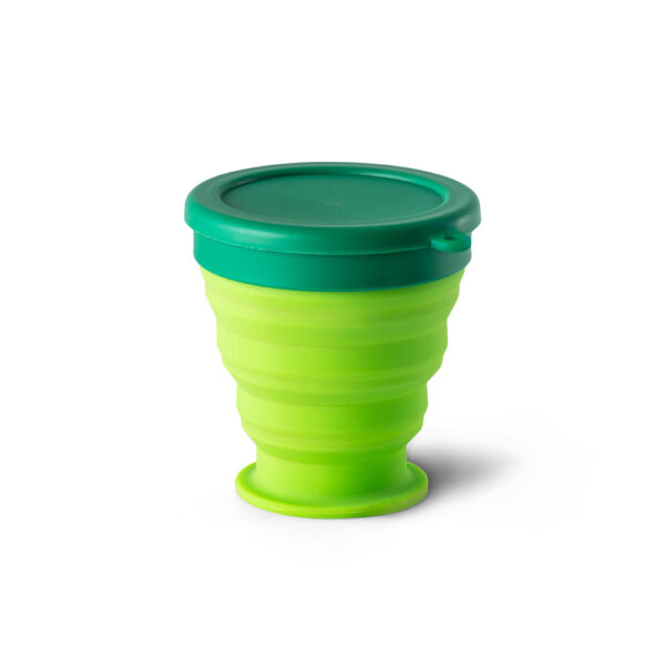Copo de viagem em silicone 240 mL - Brinde Corporativo Personalizado | Enova