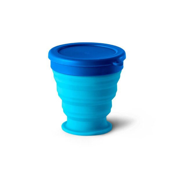 Copo de viagem em silicone 240 mL - Brinde Corporativo Personalizado | Enova
