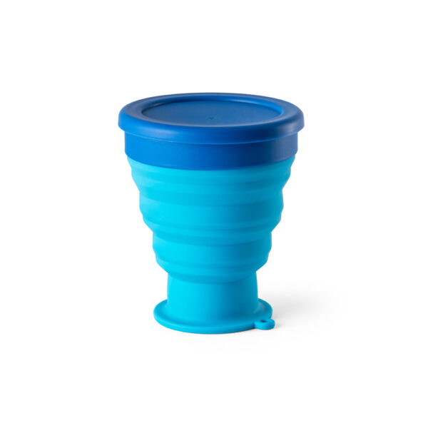 Copo de viagem em silicone e PP 400 mL - Brinde Corporativo Personalizado | Enova